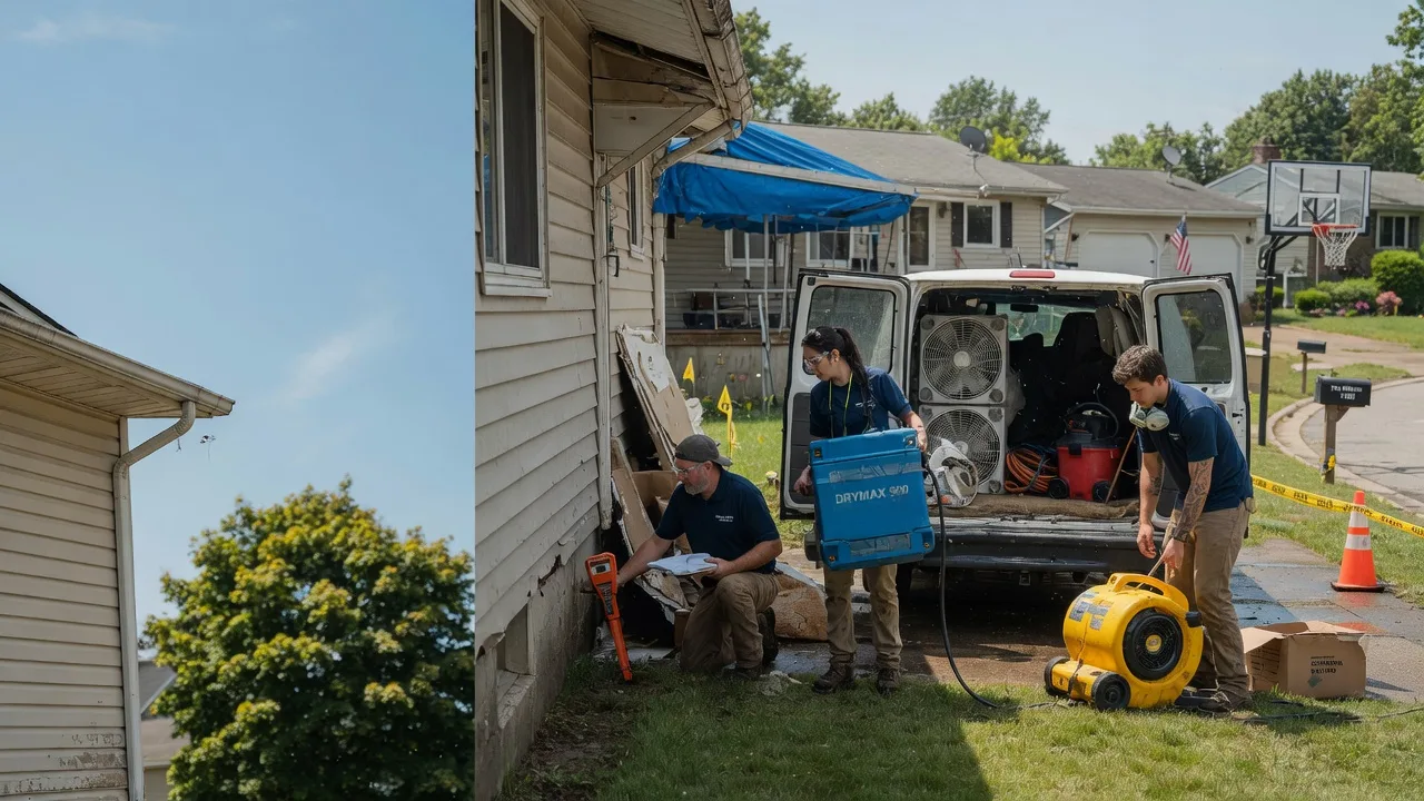 Ceiling Leak Cleanup in Oakland, MD near me
